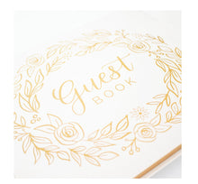 Load image into Gallery viewer, Guest Book , Gold Floral
