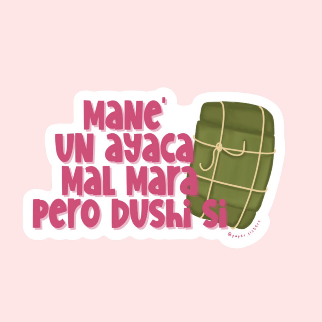 Mane' Un Ayaca Mal Mara Waterproof Stickers