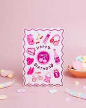 Load image into Gallery viewer, Happy Birthday Cherry Greeting Card
