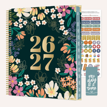 Load image into Gallery viewer, 2026-2027 Blooming Wildly Large Hard Cover Planner
