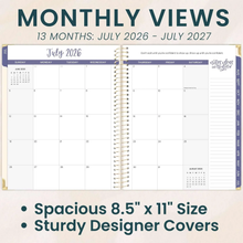 Load image into Gallery viewer, 2026-2027 Large So Many Reasons To Be Happy Hard Cover Planner
