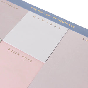 For The Love Of Neutrals Sticky Notes Set