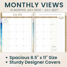 Load image into Gallery viewer, 2026-2027 Large Coastal Calm Hard Cover Planner
