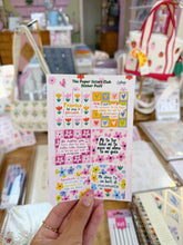 Load image into Gallery viewer, Flower Power Sticker Sheets (2) Where Inspiring Words Meet Bright Blooms
