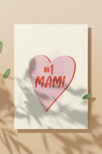 #1 Mami Greeting Card in Papiamento