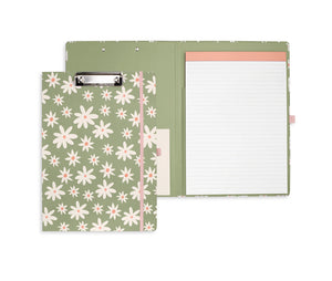 Daisy Green Clipboard Folio