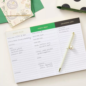 kate spade new york, Party Planning Notepad