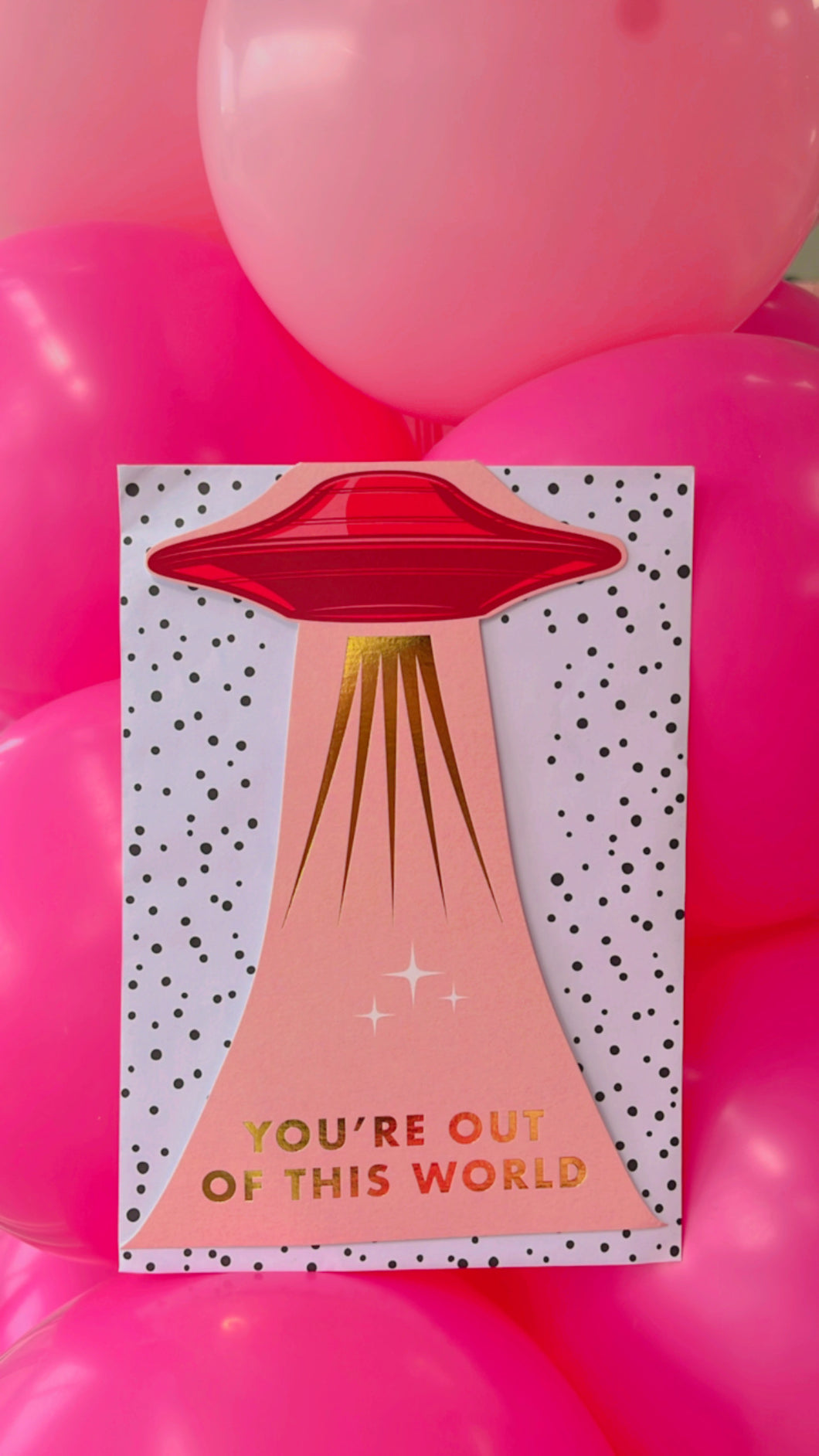 You’re Out of This World greeting card