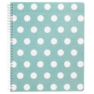 Large Notebook, Textured Large Dots