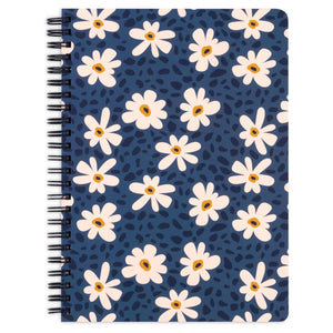 Leopard daisy small notebook