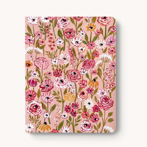 Raspberry Rose Layflat Notebook