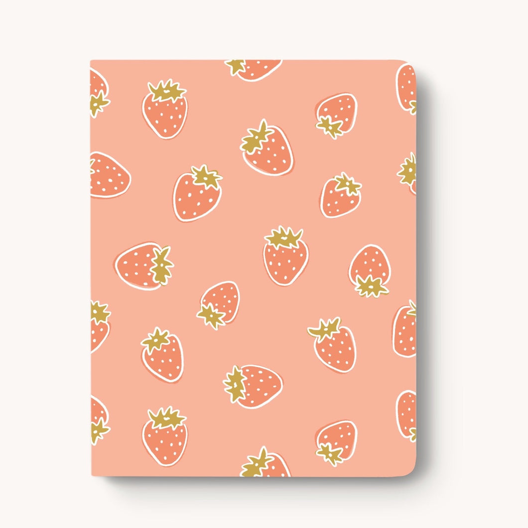 Strawberry Picking Layflat Notebook