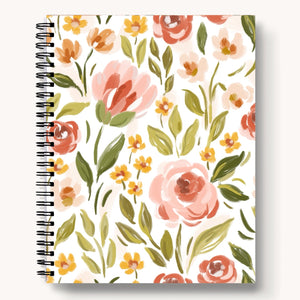 Spring Garden Spiral Lined Notebook