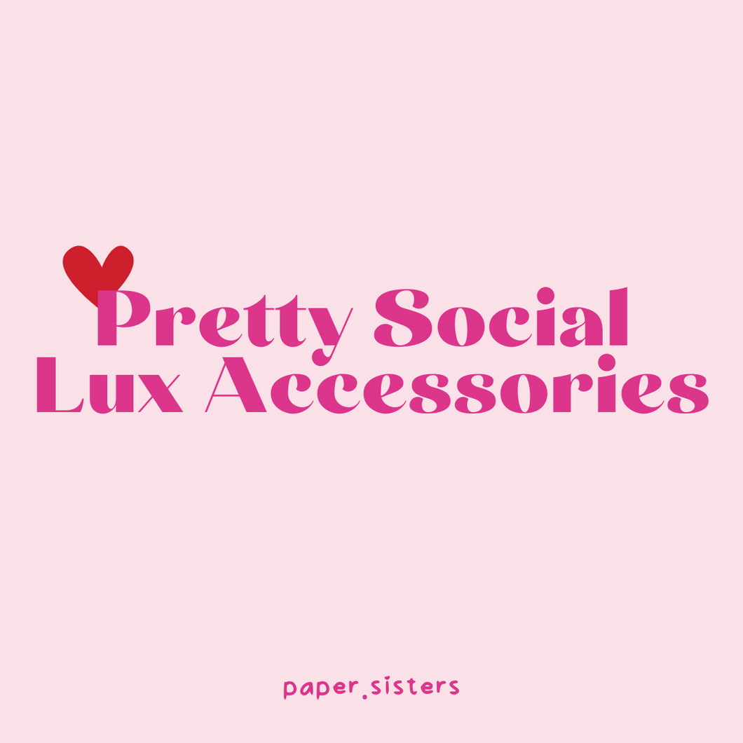Vday Pretty Social Lux Large Earrings