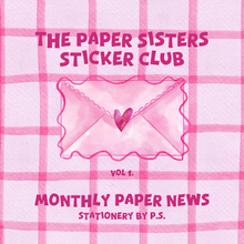 Load image into Gallery viewer, The Paper Sisters Club, Sticker Pack Vol. 1
