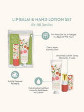 Load image into Gallery viewer, Be All Smiles Lip Balm &amp; Hand Lotion Set
