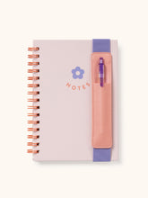 Load image into Gallery viewer, Pretty Posy Notebook with Pen Pocket
