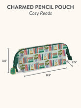 Load image into Gallery viewer, Cozy Reads Charmed Pencil Pouch
