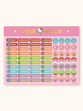 Load image into Gallery viewer, Hello Kitty Weekly Desk Pad with Sticker Sheet
