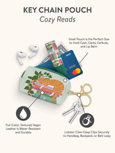 Load image into Gallery viewer, Cozy Reads Key Chain Pouch
