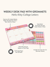 Load image into Gallery viewer, Hello Kitty Weekly Desk Pad with Sticker Sheet
