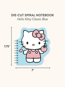 Hello Kitty Classic Blue Die-Cut Notebook