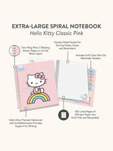 Load image into Gallery viewer, Hello Kitty Classic Pink Extra Large Spiral Notebook
