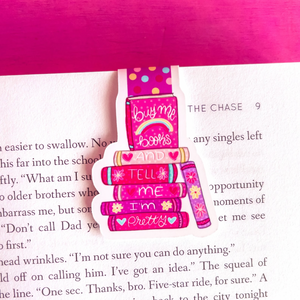 Buy Me Books and Tell Me I'm Pretty Magnetic Bookmark