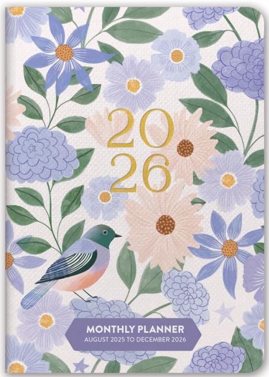 2026 Birds & Blooms Monthly Pocket Planner