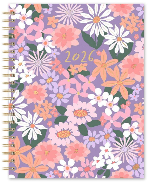 2026 Secret Garden Extra Large Spiral Planner