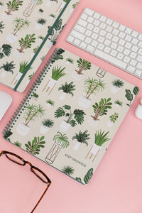 Sage Plants Large Notebook