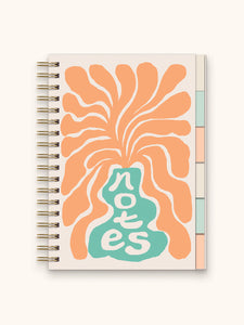 Swaying Flora Tabbed Notebook