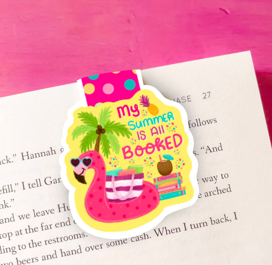 My Summer is All Booked Magnetic Bookmark