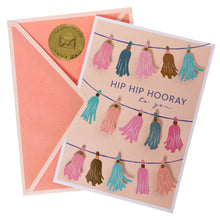 Load image into Gallery viewer, Hip Hip Hooray  Handmade Greeting Cards
