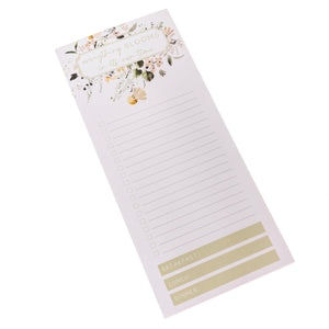 Everything Blooms In Its Own Tim Floral Magnetic Notepad