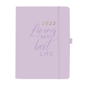 Small Best Life 2024-2025 18 Months Soft Vegan Leather Planner