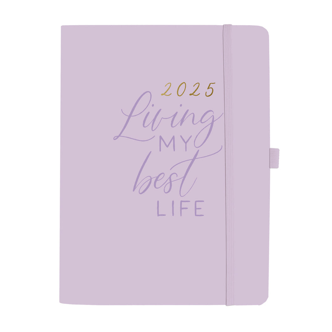 Small Best Life 2024-2025 18 Months Soft Vegan Leather Planner