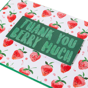 Thank You Berry Much Handmade Card