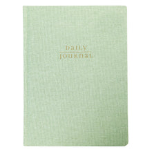 Load image into Gallery viewer, Light Green Fabric-Bound Journal

