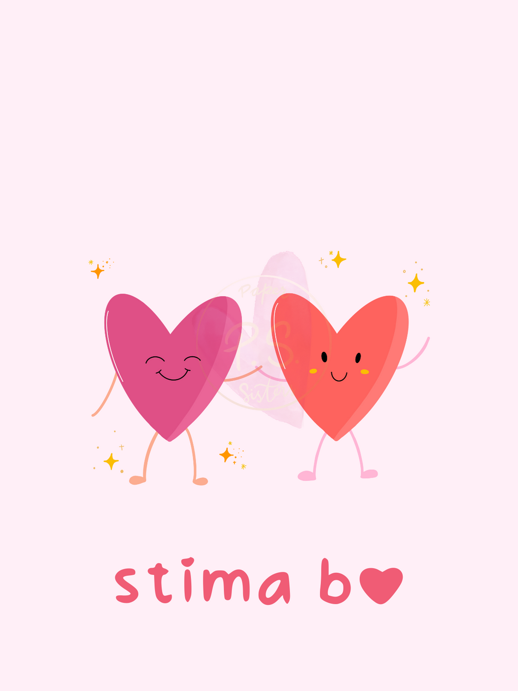 Stima Bo Greeting Card