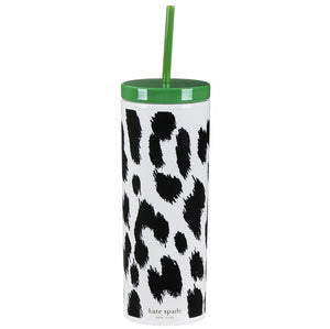 kate spade new york, Modern Leopard Acrylic Tumbler with Straw