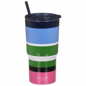 kate spade new york, Sunny Day Stripe Stainless Steel Tumbler