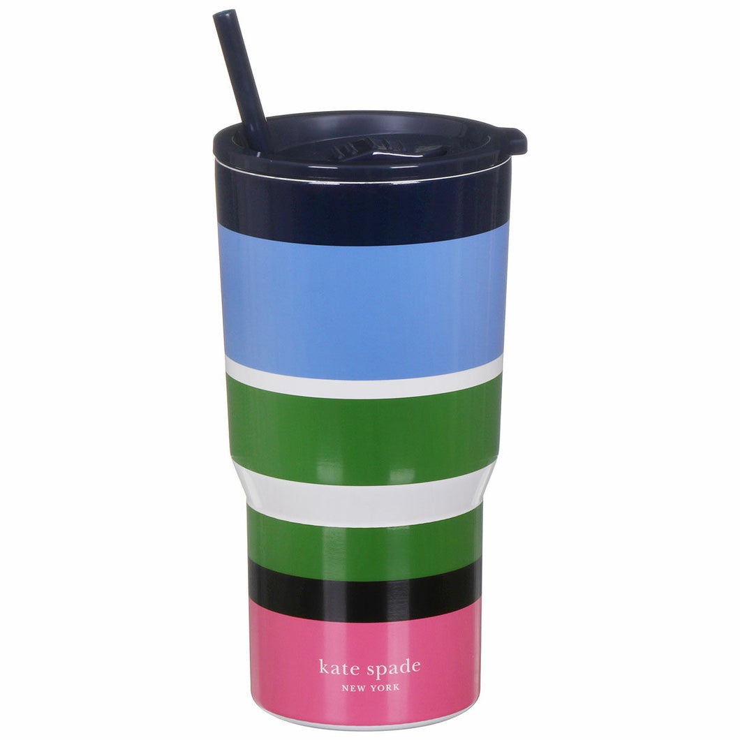 kate spade new york, Sunny Day Stripe Stainless Steel Tumbler