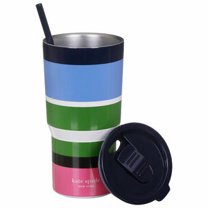 kate spade new york, Sunny Day Stripe Stainless Steel Tumbler