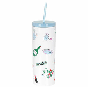 kate spade new york, Wedding Cake Toss Acrylic Tumbler with Straw