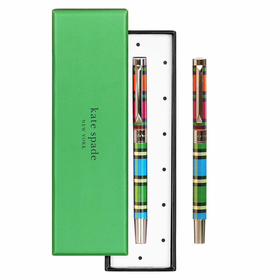 kate spade new york, Grand Plaid Duo Ballpoint Pen