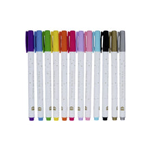 Load image into Gallery viewer, Set Of 12 Mini Brush Markers
