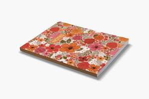 Rosewood Blooms Layflat Notebook