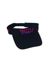 Load image into Gallery viewer, Pretty &amp; Strong Visors in Black
