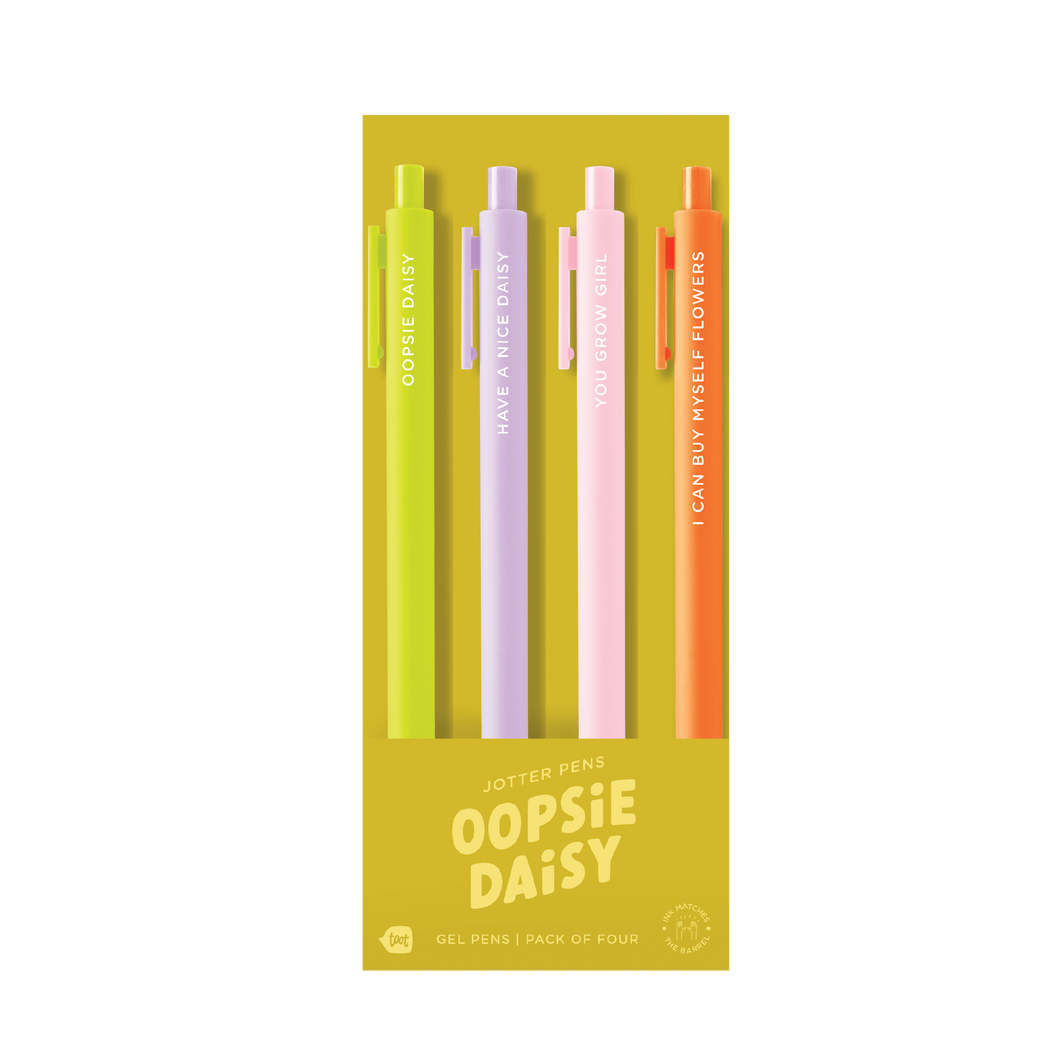 Oopsie Daisy, Jotter set of 4